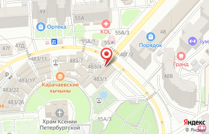Магазин ЦвеТочка на улице Владимира Невского на карте