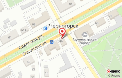 Магазин продуктов Лакомка на Советской улице на карте