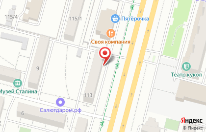 Центр развития спорта в Орджоникидзевском районе на карте