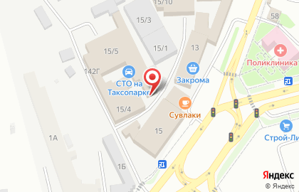 Магазин автозапчастей в Ставрополе на карте