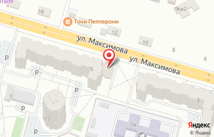 Супермаркет Пятёрочка в Авиастроительном районе на карте