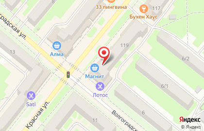 Служба доставки DPD на Красной улице на карте