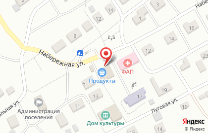 Продуктовый магазин в Оренбурге на карте