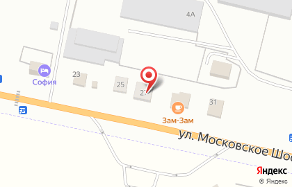 Киоск фастфудной продукции на Московском шоссе на карте