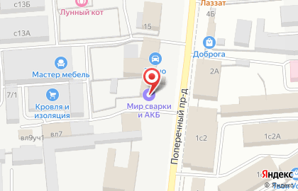 Магазин ТехноНИКОЛЬ в Липецке на карте