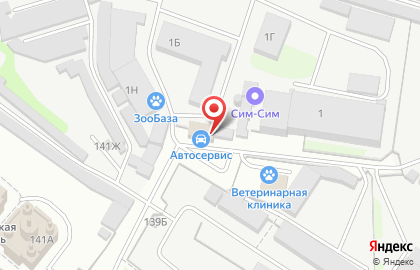 Автосервис в Нижнем Новгороде на карте