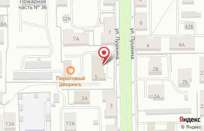 Гостинично-оздоровительный комплекс Урал на улице Пушкина на карте