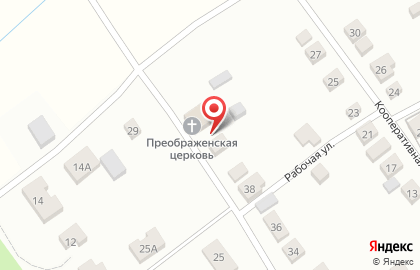 Преображенский храм на Преображенской улице на карте