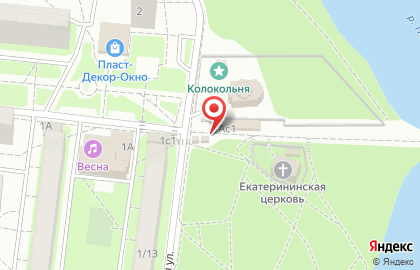 Киоск по продаже фруктов и овощей на Московском бульваре на карте