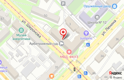 Салон Евросеть в Центральном районе на карте