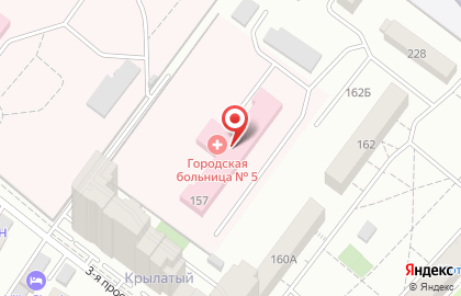 Самарская областная детская инфекционная больница в Октябрьском районе на карте