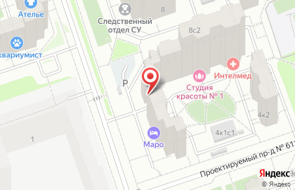 Мини-маркет Мини-маркет на улице Главмосстроя на карте