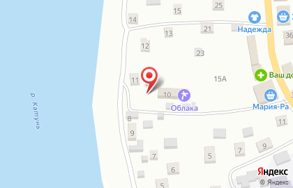 База отдыха Облака на карте