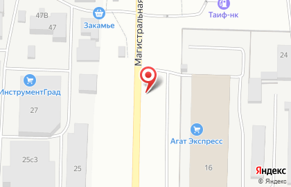 ООО Камелот на Магистралиной улице на карте