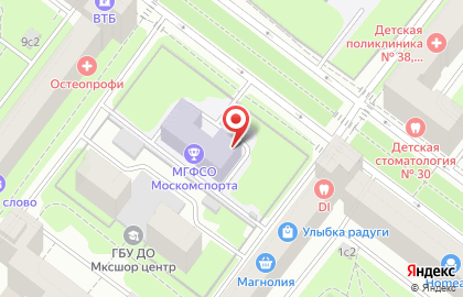 Федерация бокса г. Москвы на карте
