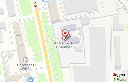 Калужский кадетский многопрофильный техникум на Московской улице на карте