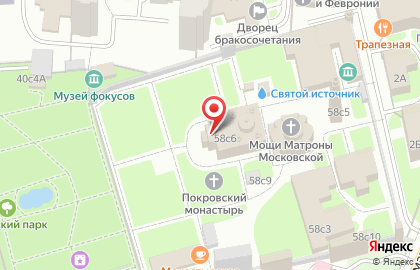 Храм Воскресения Словущего в Покровском Монастыре на карте