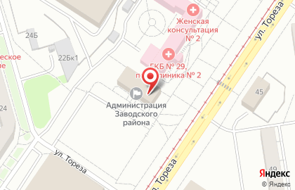 Многофункциональный центр г. Новокузнецка по предоставлению государственных и муниципальных услуг МАУ на улице Мориса Тореза на карте