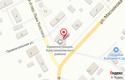 Страховая компания Росгосстрах на улице Мясникова на карте