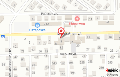 Строительный магазин Мастер в Карасунском районе на карте