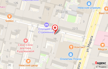 Роспотребнадзор, Управление Федеральной службы по надзору в сфере защиты прав потребителей и благополучия человека по г. Санкт-Петербургу на карте