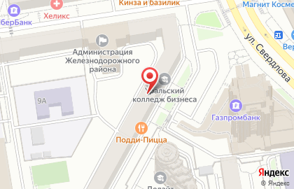 Киоск по продаже фруктов и овощей, Железнодорожный район на Мельковской улице на карте