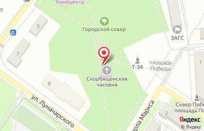 Скорбященская часовня-памятник на карте