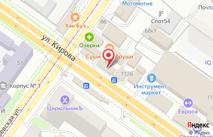 Салон связи МегаФон в Кировском районе на карте