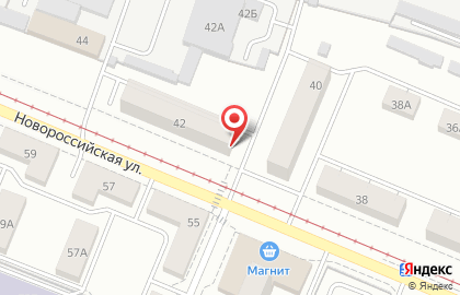 Лисси на Новороссийской улице на карте