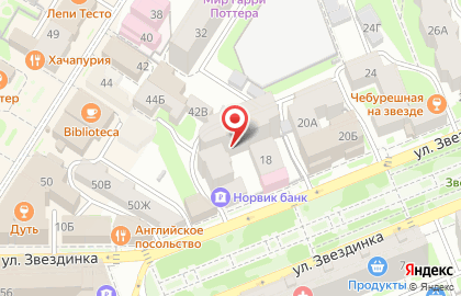 Кабинет эстетической косметологии и массажа в Нижегородском районе на карте