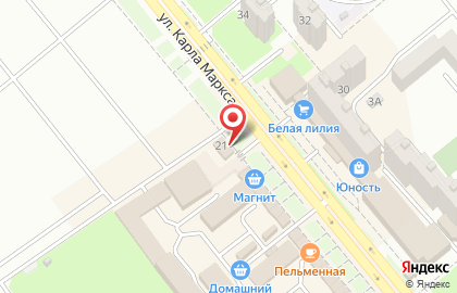 Магазин УпакЦентр на улице К.Маркса на карте