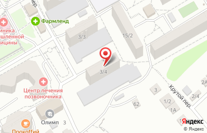 Гаражный кооператив №123 в Ленинском районе на карте