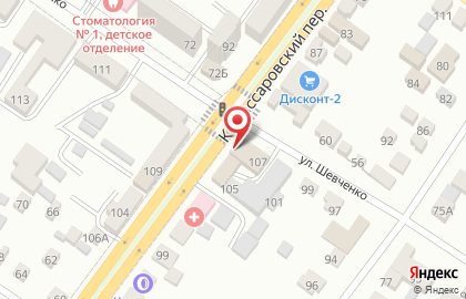 Салон керамической плитки Мир плитки на улице Шевченко на карте