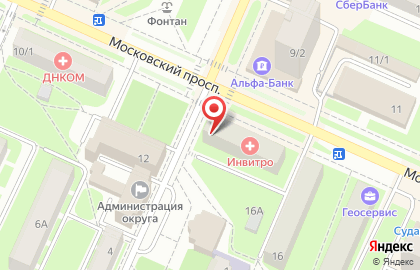 Агентство недвижимости Наш Дом на Московском проспекте на карте