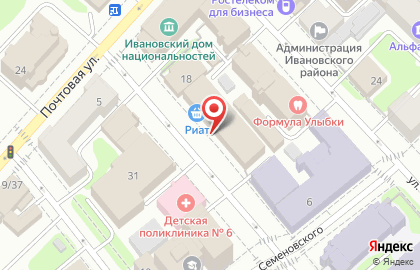 Департамент строительства и архитектуры Ивановской области на карте