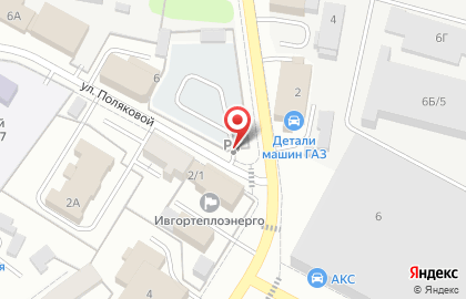Автостоянка в Иваново на карте