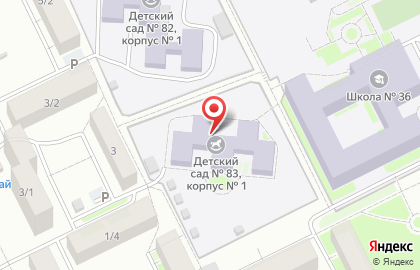Центр развития ребенка-детский сад №83 в Томске на карте
