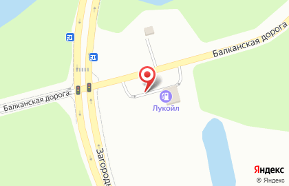 АЗС ЛУКОЙЛ на Загородной улице на карте