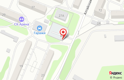 Автостоянка в Барнауле на карте