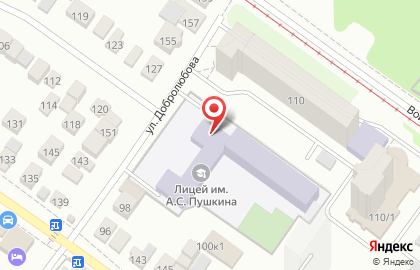 Новосибирский городской педагогический лицей им. А.С. Пушкина в Новосибирске на карте