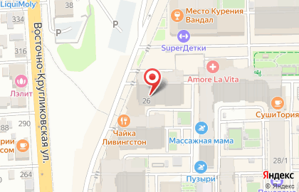 Афродита на Восточно-Кругликовской улице на карте