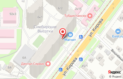 Мебельный салон Evita на улице Кирова, 6 на карте