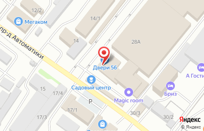 Галерея дверей ИТН в проезде Автоматики на карте