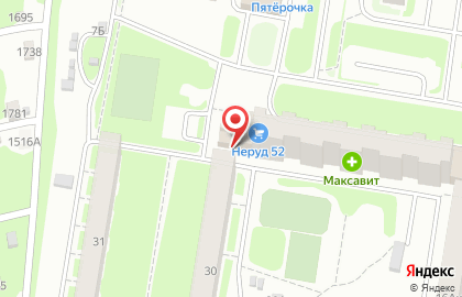 Киоск по продаже молочных продуктов в Автозаводском районе на карте