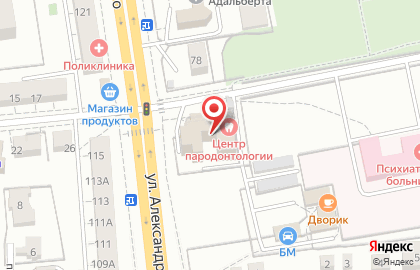 Стоматологическая клиника Родня на улице А.Невского на карте