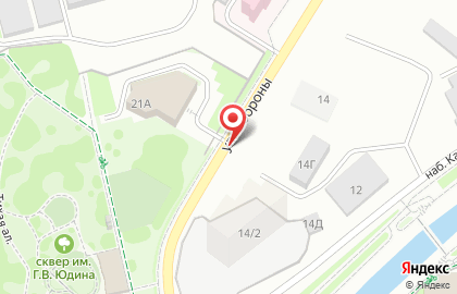 Рекламные щиты (6*3), Центральный район, Ориентир-М на улице Обороны на карте
