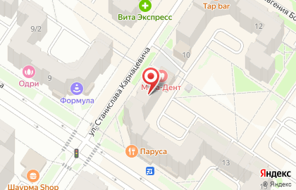 Центр паровых коктейлей bar 13 на карте
