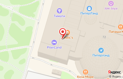 Батутный парк ПитерЛэнд на карте