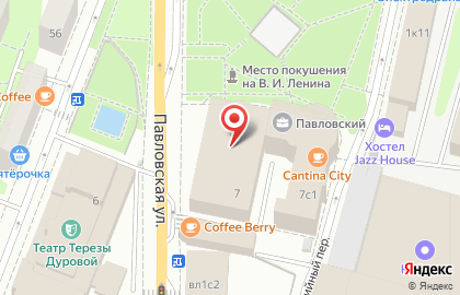 Автошкола Триумф на Павловской улице на карте