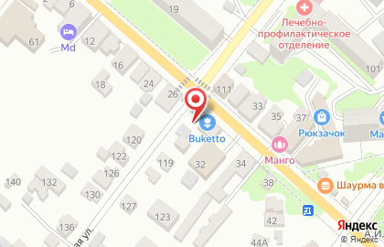 Магазин цветов Букетто, магазин цветов на Полтавской улице на карте